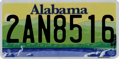 AL license plate 2AN8516