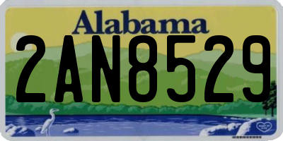 AL license plate 2AN8529