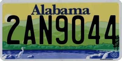 AL license plate 2AN9044