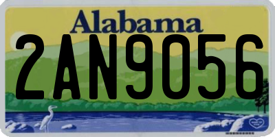 AL license plate 2AN9056