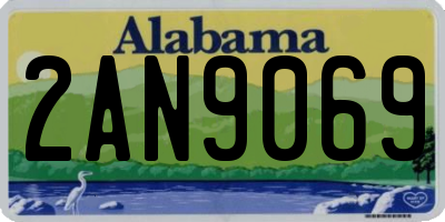 AL license plate 2AN9069