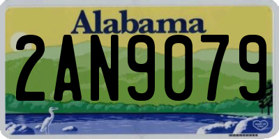 AL license plate 2AN9079