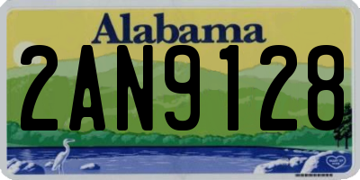 AL license plate 2AN9128