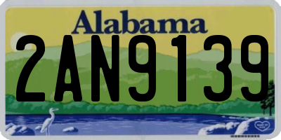 AL license plate 2AN9139