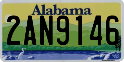 AL license plate 2AN9146