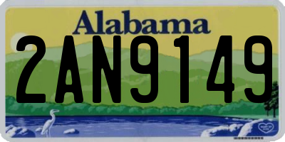 AL license plate 2AN9149