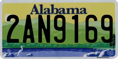 AL license plate 2AN9169