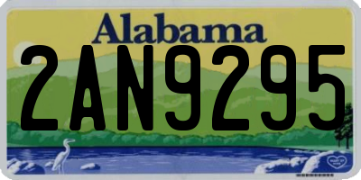 AL license plate 2AN9295