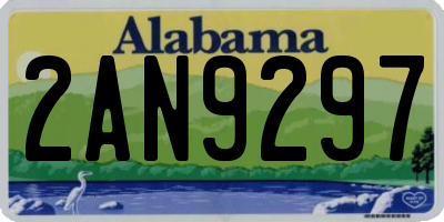 AL license plate 2AN9297