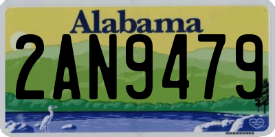 AL license plate 2AN9479