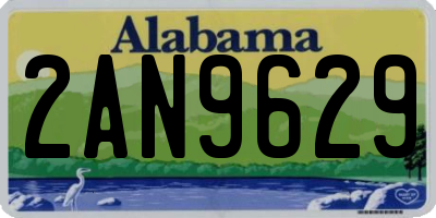AL license plate 2AN9629