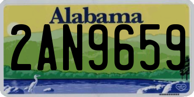 AL license plate 2AN9659