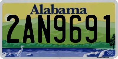 AL license plate 2AN9691