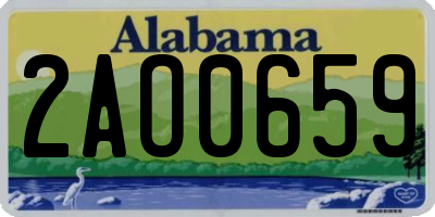 AL license plate 2AO0659