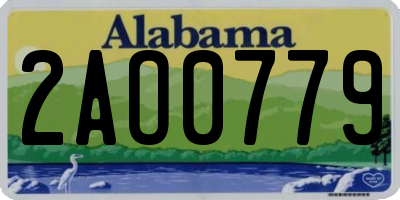AL license plate 2AO0779
