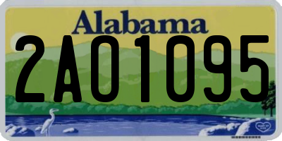 AL license plate 2AO1095