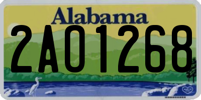 AL license plate 2AO1268