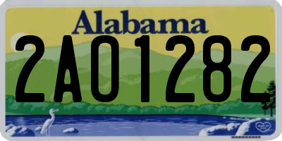 AL license plate 2AO1282