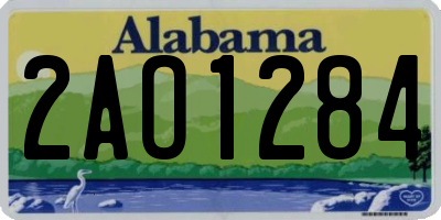 AL license plate 2AO1284