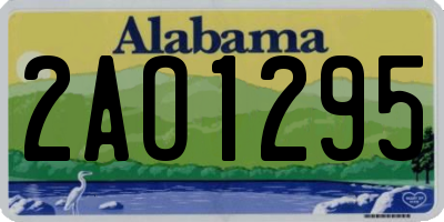 AL license plate 2AO1295