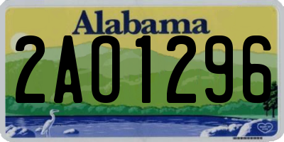 AL license plate 2AO1296