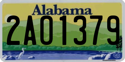 AL license plate 2AO1379