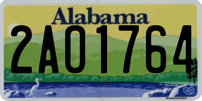 AL license plate 2AO1764