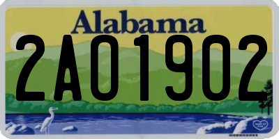AL license plate 2AO1902