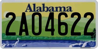 AL license plate 2AO4622