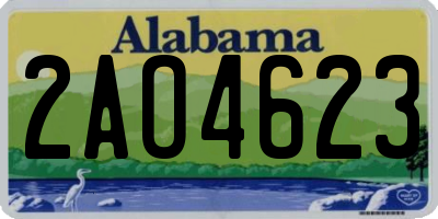 AL license plate 2AO4623