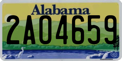AL license plate 2AO4659