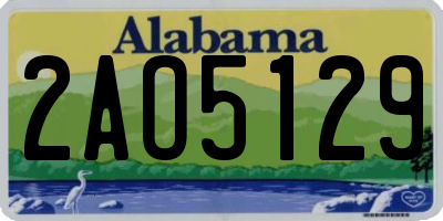 AL license plate 2AO5129