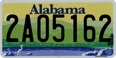 AL license plate 2AO5162