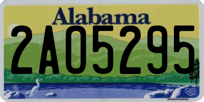 AL license plate 2AO5295