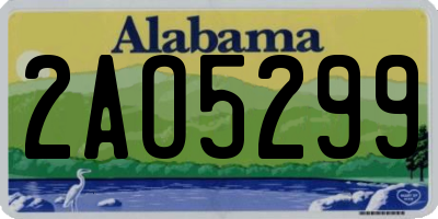 AL license plate 2AO5299