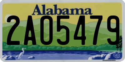 AL license plate 2AO5479