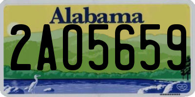 AL license plate 2AO5659
