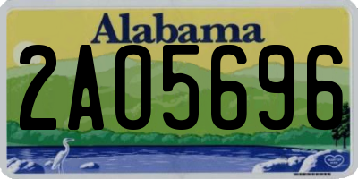 AL license plate 2AO5696