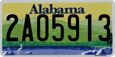 AL license plate 2AO5913