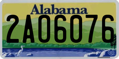 AL license plate 2AO6076