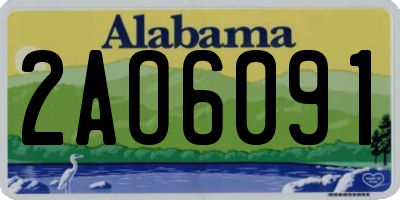 AL license plate 2AO6091