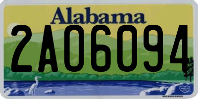 AL license plate 2AO6094