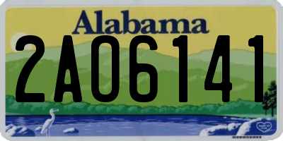 AL license plate 2AO6141
