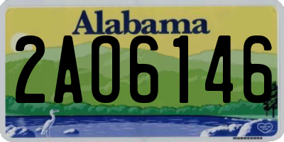 AL license plate 2AO6146