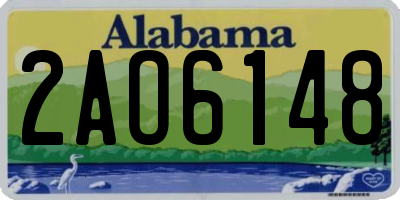 AL license plate 2AO6148