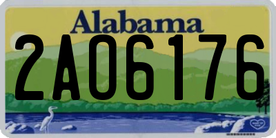 AL license plate 2AO6176
