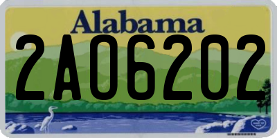 AL license plate 2AO6202