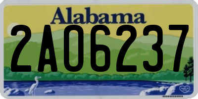 AL license plate 2AO6237