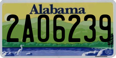 AL license plate 2AO6239
