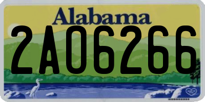 AL license plate 2AO6266